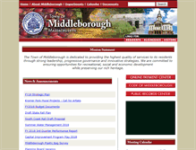 Tablet Screenshot of middleborough.com